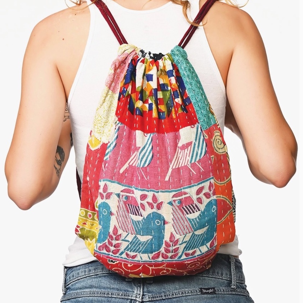 NEW! by Sevya Handmade Kantha Boho BackPack